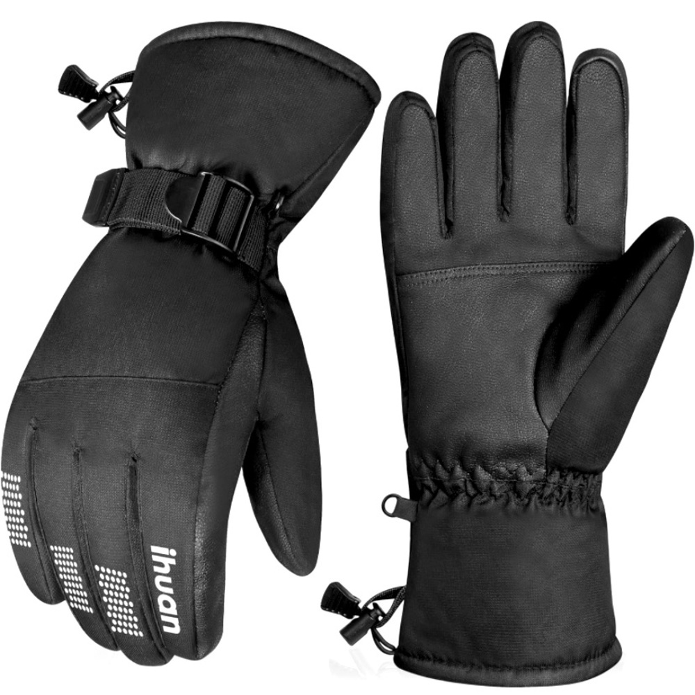 ihuan Winter Gloves Waterproof Windproof Mens Women - Warm Gloves Cold Weather
